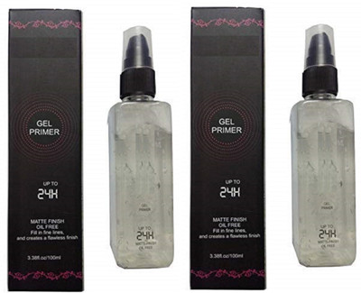 Elecsera EW WATERPROOF PRIMER MAKEUP BASE (PACK OF 2) Primer  - 100 ml(Transprent)