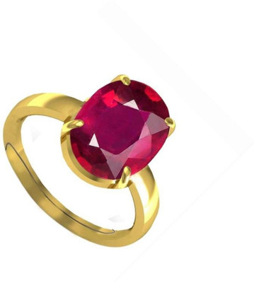 GALAXY ASTRO Metal Ruby Gold Plated Ring