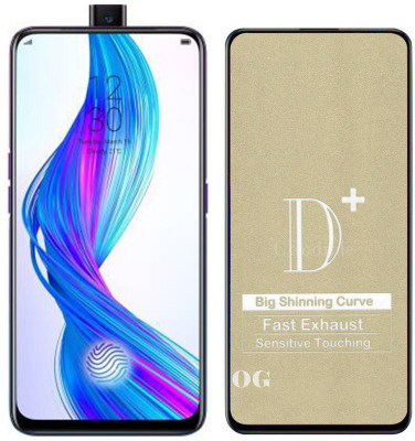 CRodible Edge To Edge Tempered Glass for Realme X(Pack of 1)