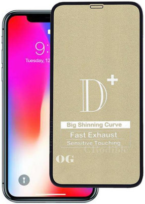 CRodible Edge To Edge Tempered Glass for Apple iPhone X(Pack of 1)