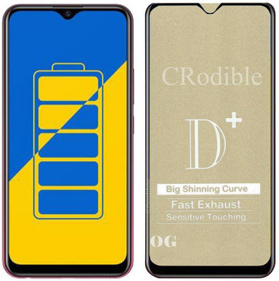 CRodible Edge To Edge Tempered Glass for Vivo Y15(Pack of 1)