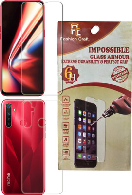 FashionCraft Front and Back Screen Guard for Realme 5, Realme 5s, Realme 5i(Pack of 2)