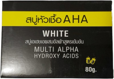 AHA MIMI WHITE SOAP WITH (MULTI ALPHA HYDROXY ACIDS)(80 g)