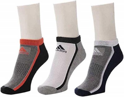 ADIDAS Men Striped Ankle LengthPack of 3