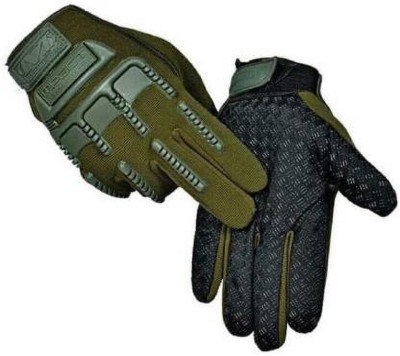 zaysoo Wind Proof,Wind Resistant,Tactical Full Finger Inner Gloves Inner Gloves(Green)