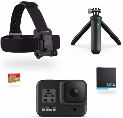 GoPro Hero8 Black Holiday Bundle Sports and Action Camera(Black, 12 MP)