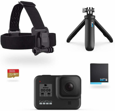 GoPro Hero8 Black Holiday Bundle Sports and Action Camera  (Black, 12 MP)