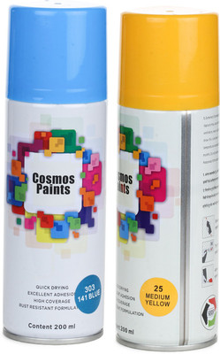 Cosmos Paints Multicolor Spray Paint 200 ml(Pack of 2)