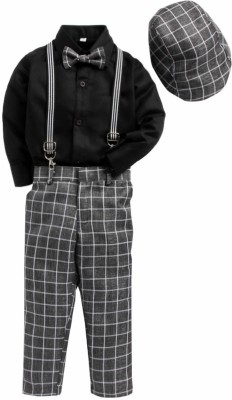 Jeetethnics Kids suit set Checkered Boys Suit