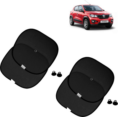 aksmit Side Window Sun Shade For Renault Kwid(Black)