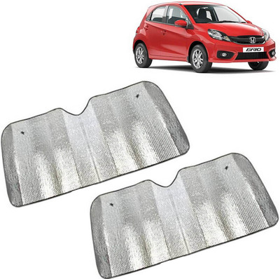 VOCADO Dashboard, Rear Window Sun Shade For Honda Brio(Silver)