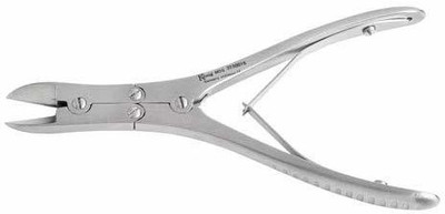 YASHIKA Bone Cutter Forcep Double Action Straight 260MM Utility Forceps