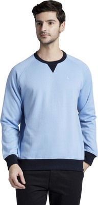 PARX Full Sleeve Solid Men Sweatshirt