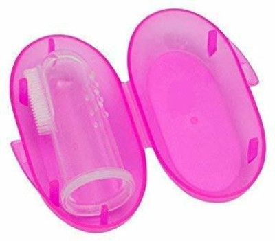 Honey Shopee Soft Silicone Baby Finger Toothbrush for Infant Kids Safe Training Teeth Brush Ultra Soft Toothbrush Ultra Soft Toothbrush