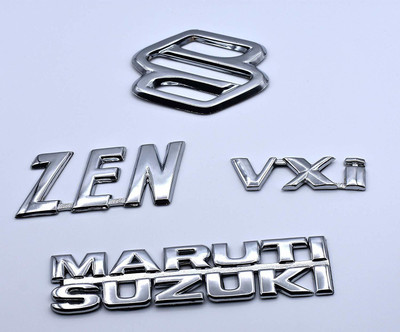 SUZUKI Emblem for Car(Silver)