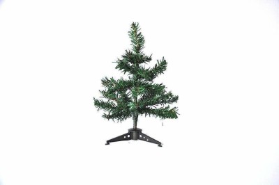 Green Plant indoor Pine 30 cm (0.98 ft) Artificial Christmas Tree(Green)