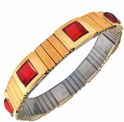 Rop Brass Diamond Gold-plated Bracelet Set
