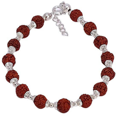 Sahiba Gems Sterling Silver Rhodium Bracelet