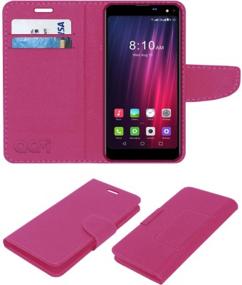 ACM Flip Cover for I Kall K8 Plus(Pink, Cases with Holder, Pack of: 1)