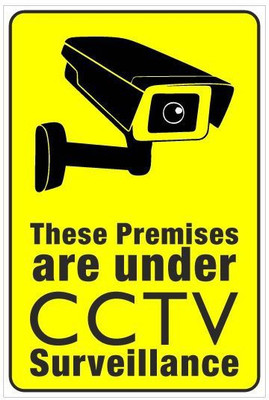 Giant Innovative These Premises are under CCTV Surveillance 1 Emergency Sign