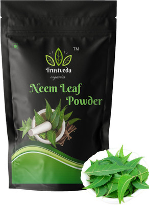 Trustveda organics Pure and Organic Neem Leaf Powder for Glowing Skin 100 gm (100 g)(100 g)