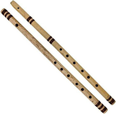 SG MUSICAL Indian Fipple for Masters Bamboo Flute - Side + Straight Combo Bamboo Flute(45 cm)
