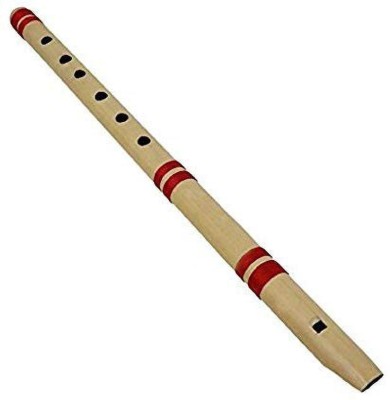 SG MUSICAL Wooden Straight B Tune Flute Bamboo Flute(34 cm)