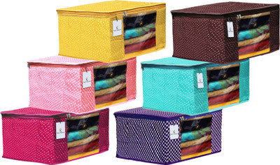 KUBER INDUSTRIES Polka Dots Designer Polka Dots 6 Pieces Cotton 3 Layered Quilted Saree Cover (Purple & Green & Brown & Peach & Rani & Yellow) - CTKTC31224 CTKTC031224(Purple & Green & Brown & Peach & Rani & Yellow) KUBER INDUSTRIES Polka Dots Designer Polka Dots 6 Pieces Cotton 3 Layered Quilted Saree Cover (Purple & Green & Brown & Peach & Rani & Yellow) - CTKTC31224 CTKTC031224(Purple & Green & Brown & Peach & Rani & Yellow)