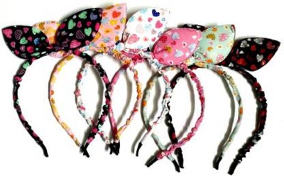Electro Merchant multi-coloured baby girl hairband Hair Band (Pack of 6) Hair Band(Multicolor)