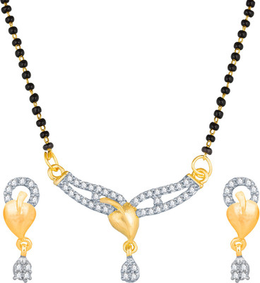 AADITA Metal, Alloy Gold-plated Gold, Silver, Black Jewellery Set(Pack of 1)