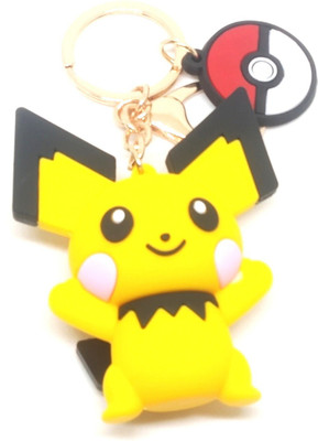 Trunkin Classy Fancy Pokemon Pichu Pika Pika Ash Misty Brock Silicone Keyring Keychain Key Chain