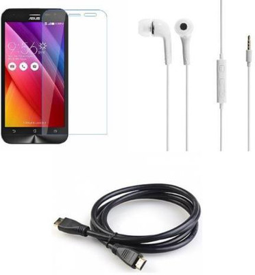Zootkart Screen Protector Accessory Combo for Asus Zenfone 2 Laser 5 ZE500KL(Multicolor)