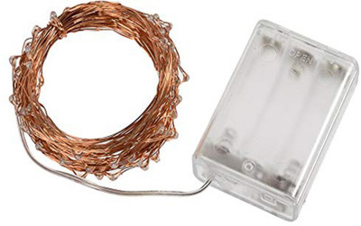 VEROX 30 LEDs 3 m White Steady String Rice Lights(Pack of 1)