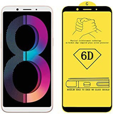 alphax Edge To Edge Tempered Glass for Oppo A83(Pack of 1)