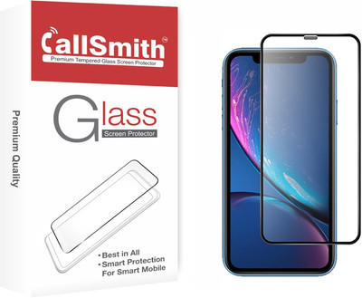 CallSmith Edge To Edge Tempered Glass for Apple iPhone XR, iPhone 11(Pack of 1)