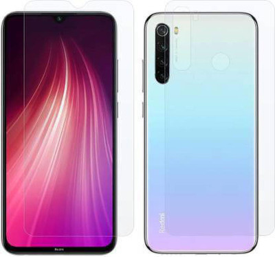 PR SMART Front and Back Tempered Glass for Mi Note 8(Pack of 2)