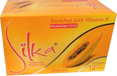 SILKA Herbal Soap For Anti Blemishes And Whitening(Pack Of 2)(2 x 135 g)