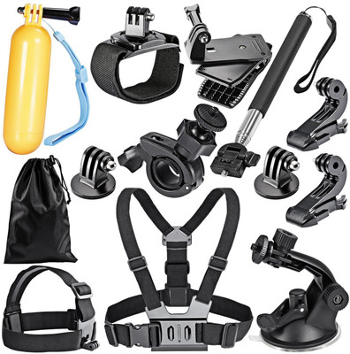 housemate 12-In-1 Gopro Accessories Kit Strap (Black) Strap(Black)