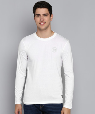 peter-england-solid-men-round-neck-white-t-shirt