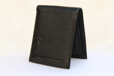 pocket bazar Boys Black Artificial Leather Wallet(7 Card Slots)