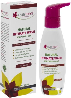 everteen Witch Hazel Wash for Natural Feminine Intimate Hygiene in Moms – 1 Pack (105 ml) Intimate Wash(105 ml, Pack of 1)