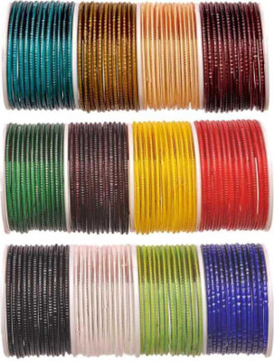 keshavmadhav Glass Bangle Set(Pack of 144)