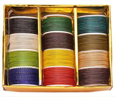 keshavmadhav Glass Bangle(Pack of 144)