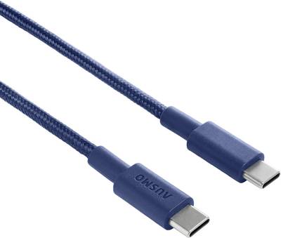 Ausmo 4FT Type C to Type C XTRA CORE Cable - Zimi Braided, Fast Charge Cable 3 A 1.2 m Aluminium USB Type C Cable  (Compatible with All Type C Devices, Underwater Blue, One Cable)
