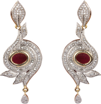 Shiv_Jewels ER-96 Cubic Zirconia Alloy Earring Set