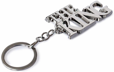 BORING The King Silver Metal Keychain Key Chain