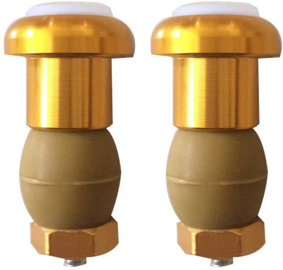 Nema Bicycle Handlebar End Plug LED Red Light - Gold LED Front Light(Gold)