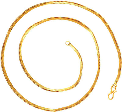 59 OFF on GoldNera Flat Artificial Gold Chain Daily Wear