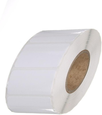 youtech 100MMX50MM (4inchX2inch) Barcode Label 1''up Thermal Paper Label (White) 1ROLL 1000 LABELS set of 1 Roll Labels In Roll, Permanent Self Adhesive Paper Label(White)