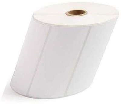 youtech 100MMX50MM (4inchX2inch) Barcode Label 1''up Self-adhesive Paper Label (White) 1ROLL 1000 LABELS set of 1 Roll Labels In Roll, Permanent Self Adhesive Paper Label(White)